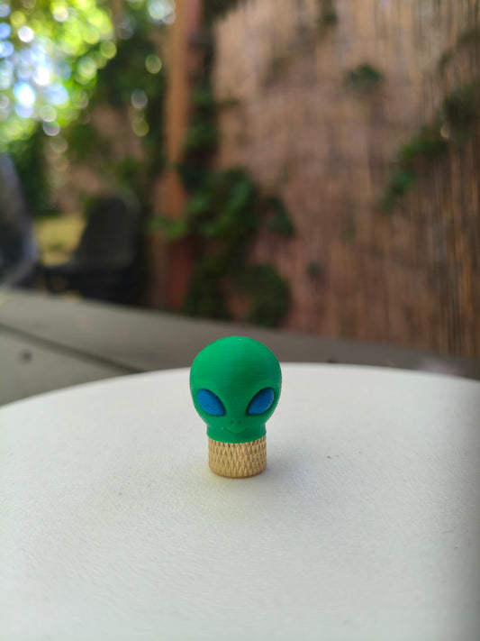 Alien – Ventilkappe | 2er Set inkl. Adapter