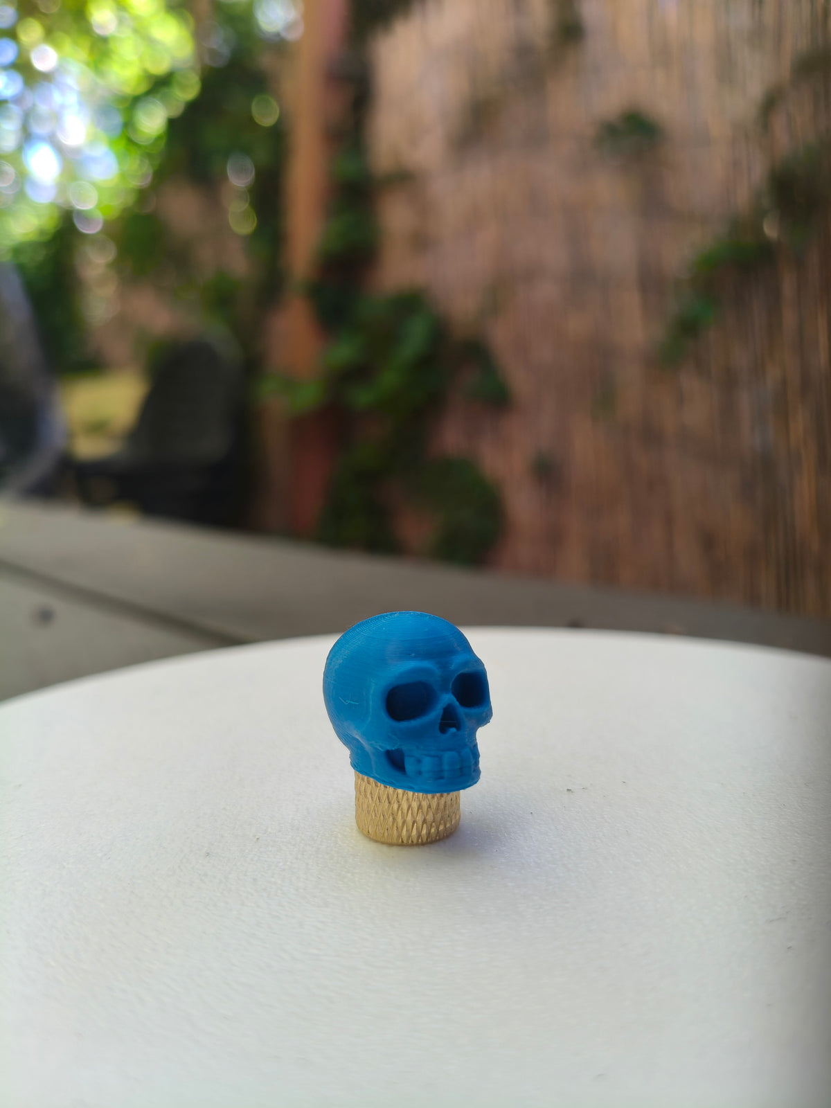 Totenkopf – Ventilkappe | 2er Set inkl. Adapter